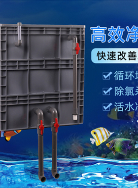 加厚欧标EU长方形物流箱塑料周转箱过滤箱汽配胶箱养鱼养龟箱带盖