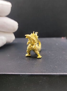 纯铜机械红莲哥斯拉大战金刚怪兽之王恐龙玩具手办摆件模型儿童节