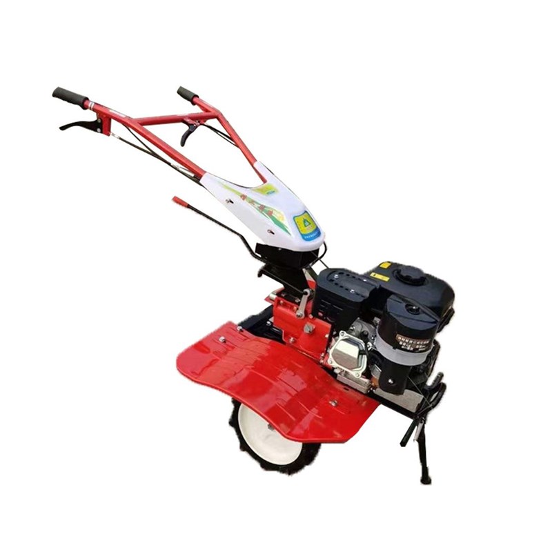 Small diesel two-wheel drive cultivator, rotary tillage, loose soil, weeding and trenching machine, multi-purpose vegetable garden tiller, soil cultivator