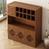 Tea cabinet household tea room tea rack Bogu rack tea cabinet storage rack Chinese tea table side cabinet tea set storage rack