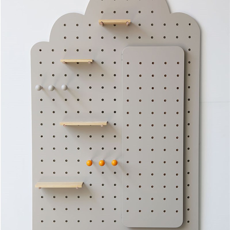 Damumu home entrance mirror hole board can be integrated to cover the full-length mirror sliding mirror storage rack