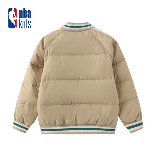 nbakids童装冬季男女童羽绒服加厚保暖棒球服蓬松K234DW010P - 图3