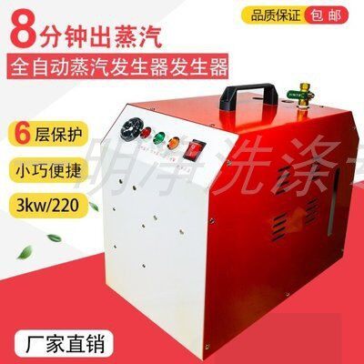 手提式发生器迷你型3KW全自动电加热蒸汽发生器清洗汽车 烫窗帘 - 图0