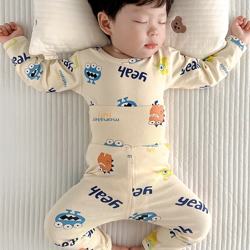 男童宝宝秋衣秋裤套装德绒高腰护肚加厚婴儿保暖内衣秋冬儿童睡衣,淘宝优惠券,粉丝福利购,淘宝优惠卷