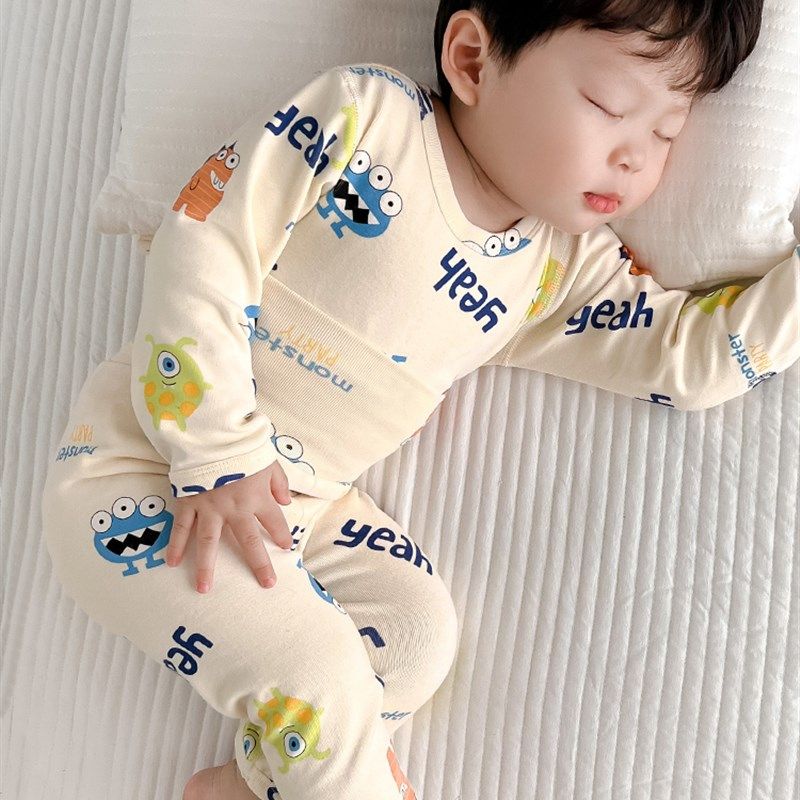 男童宝宝秋衣秋裤套装德绒高腰护肚加厚婴儿保暖内衣秋冬儿童睡衣,淘宝优惠券,粉丝福利购,淘宝优惠卷