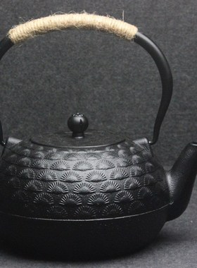 大摆件新中式茶壶茶室茶馆样板房软装饰品复古饭厅酒店铸铁壶茶具