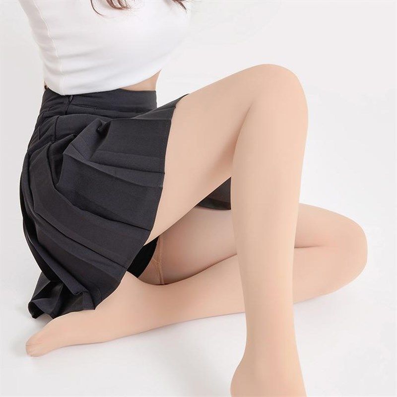 2024新款光腿神器女秋冬加绒水光袜裸感超自然透肤袜肉色打底裤,淘宝优惠券,粉丝福利购,淘宝优惠卷