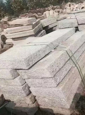 天津老石板旧石条青石板庭院地砖老石板花园仿古户外铺路石天然青