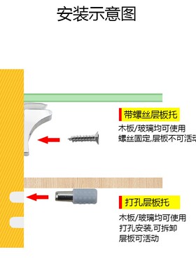 层板托钉衣柜橱柜隔板玻璃层板托支架隐形暗装玻璃支撑支架隔板钉