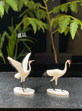 【全国包邮】彷景真丹顶微景脂观水陆缸盆奇石沙盘假山鹤造景摆件