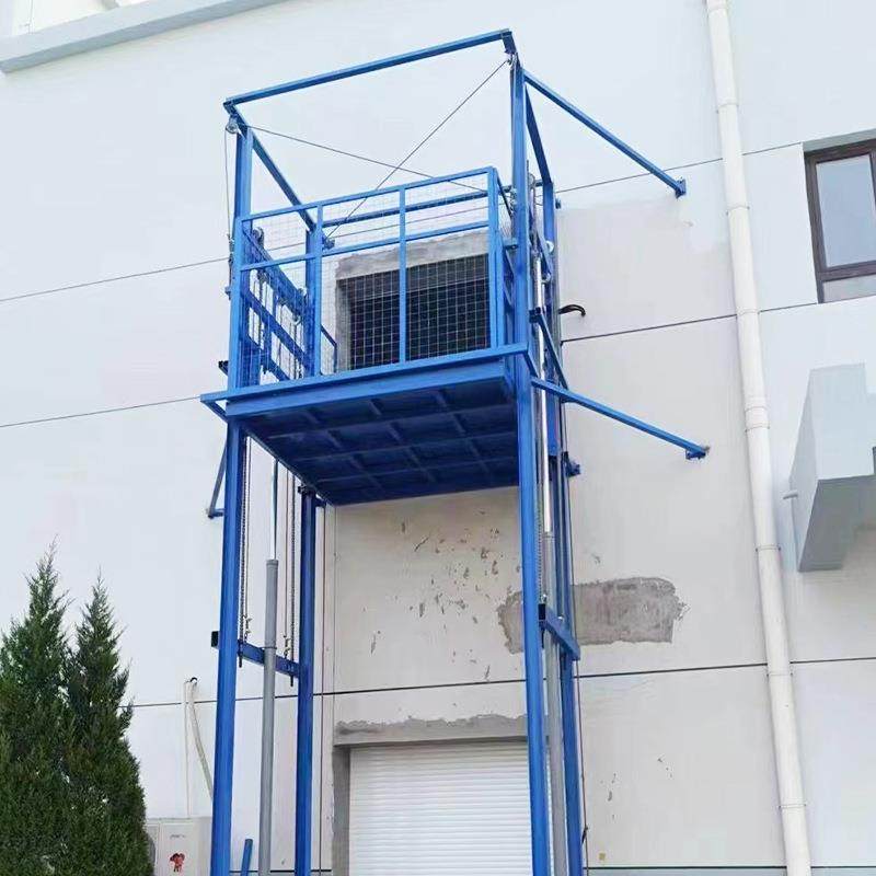 卸货电动简易升降平台厂房导轨式升降机升降梯液压货梯升降货梯,淘宝优惠券,粉丝福利购,淘宝优惠卷