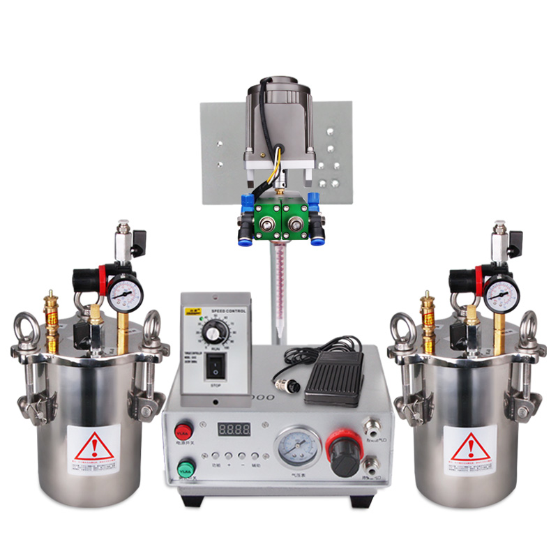 3200D全自动ab双液点胶机动态混合灌胶机电动搅拌滴胶点胶阀比例 - 图3