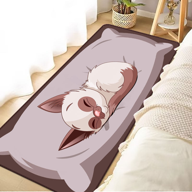 卡通风格加厚地毯可爱动物床边毯卧室客厅防滑茶几地毯飘窗垫,淘宝优惠券,粉丝福利购,淘宝优惠卷