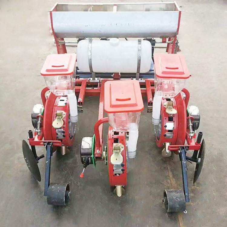 广西柳州玉米精播机 先铺膜後播种2垄4行鸭嘴点播机行距可调,淘宝优惠券,粉丝福利购,淘宝优惠卷