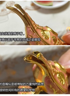 阿拉丁神灯壶桌面摆件礼物敦煌许愿灯金属家居装饰乔迁旅游纪念品