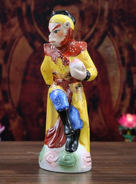 陶瓷孙悟空佛像齐天大圣美猴王战斗佛神像摆件工艺品