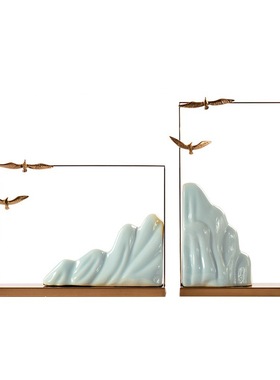 新中式摆件样板房间售楼部摆设家居客厅玄关电视酒柜禅意软装饰品