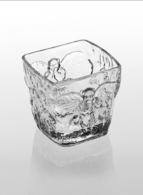 稀奇艺术罗马之心方形威士忌酒杯复古杯子艺术品水晶结婚礼物