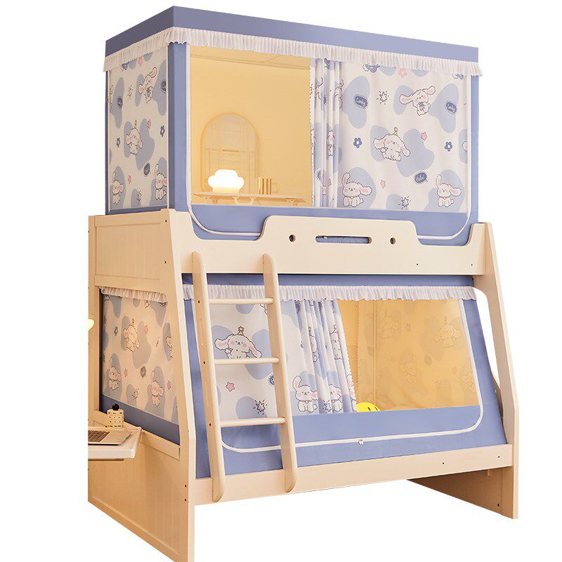 儿童子母床蚊帐遮光床帘一体式上铺双层床帐篷下铺专用梯形遮挡帘,淘宝优惠券,粉丝福利购,淘宝优惠卷