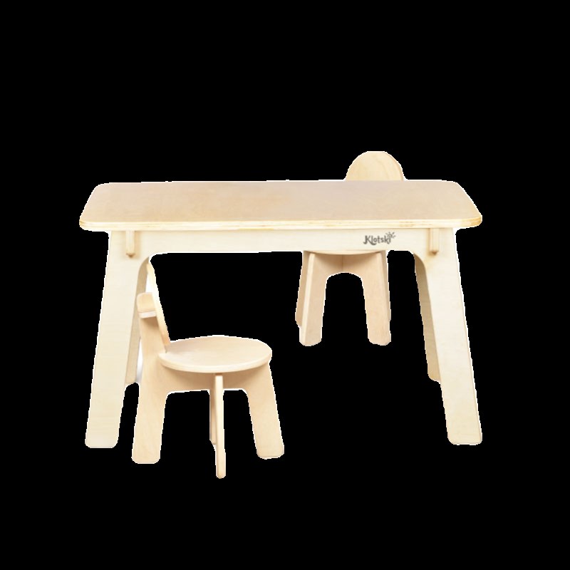 Solid wood design, simple baby and children's table and chair combination, multi-functional storage table, building block table, study table, toy table