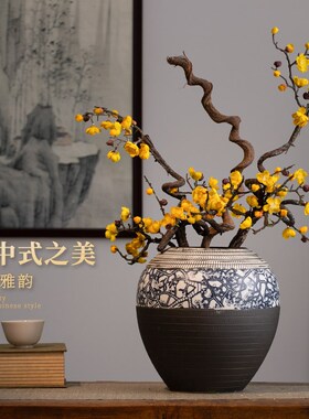 轻奢新中式沙发角几茶几摆件客厅玄关装电视柜饰高端大Y气高档中