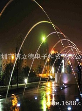 儿童戏水网红玻光跳泉不锈钢喷头室F内室外广场池内带灯光可互动