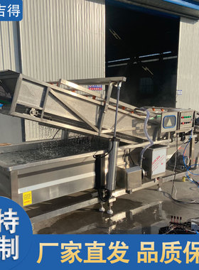 生菜油麦菜喷淋去污清洗机 辣白菜清洗加工设备 酸菜脱盐果蔬清洗