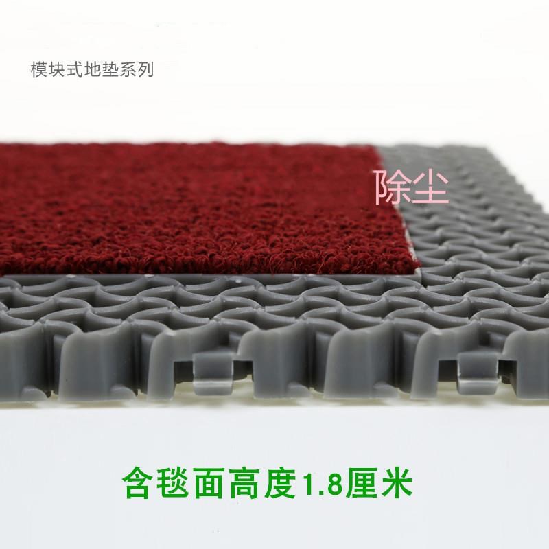 大厅门口除尘防滑脚垫宾馆酒店进门地毯商场用公司拼接地垫模块式 - 图1