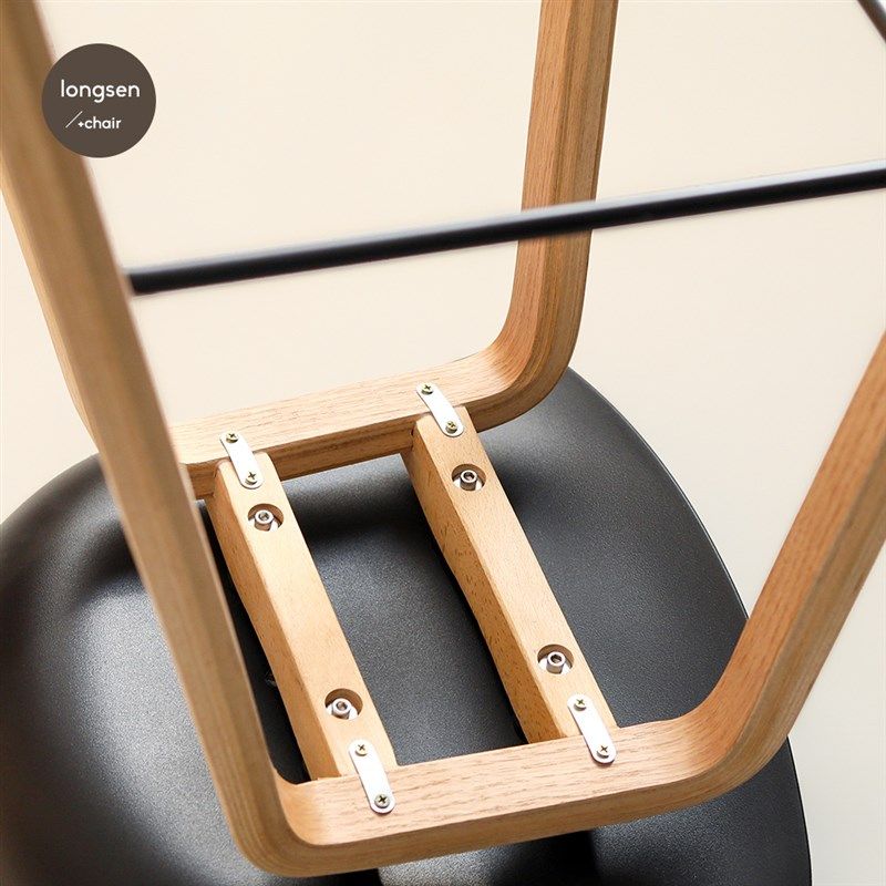 酒吧吧台椅子现代风实木极简约脚垫咖啡厅办公室休息区前台奶油风,淘宝优惠券,粉丝福利购,淘宝优惠卷