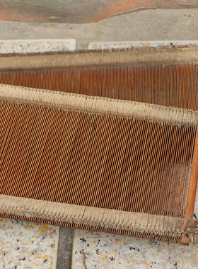 民俗老物件竹篦子老式织布机配件竹篦子复古怀旧收藏品制茶台茶具