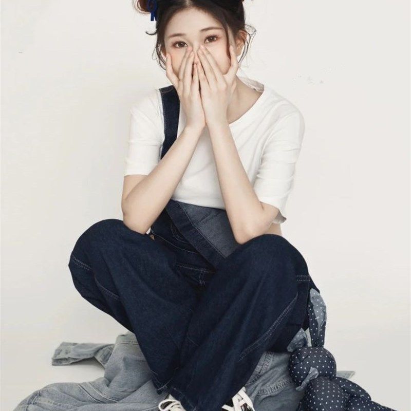 孕妇照片写真服装情侣装牛仔背带裤孕妇情侣夫妻写真拍照主题服装,淘宝优惠券,粉丝福利购,淘宝优惠卷