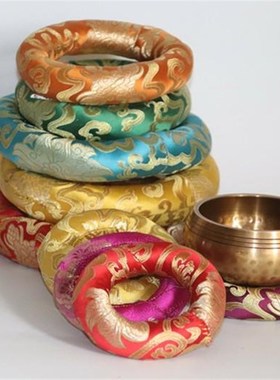 尼泊尔手工钵垫子颂钵垫铜罄垫棉布垫圈音碗配套垫子钵垫圈