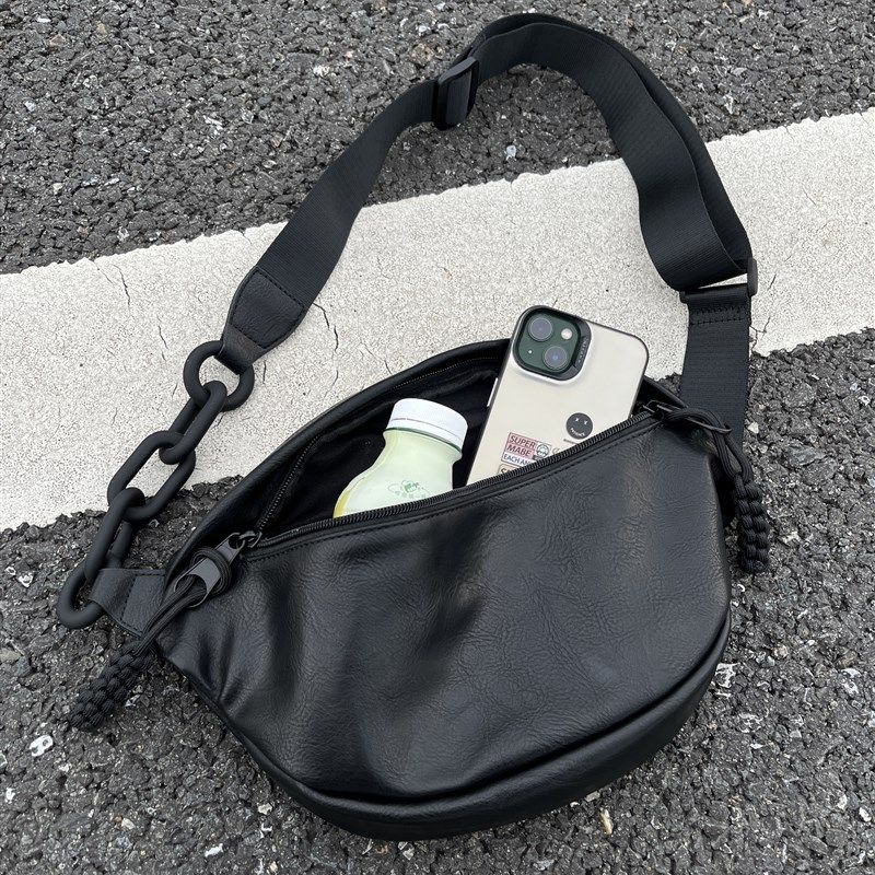 左千户包时尚百搭男款胸包斜挎包大容量防水设计感小众通勤包腰包,淘宝优惠券,粉丝福利购,淘宝优惠卷