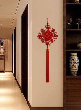 巧艺精品中国结大号挂件手工丝线玄关装饰中式乔迁礼品同心平安结