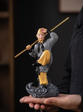 西游记师徒四人唐僧孙悟空猪八戒沙僧人物摆件全套手办雕塑黑神话