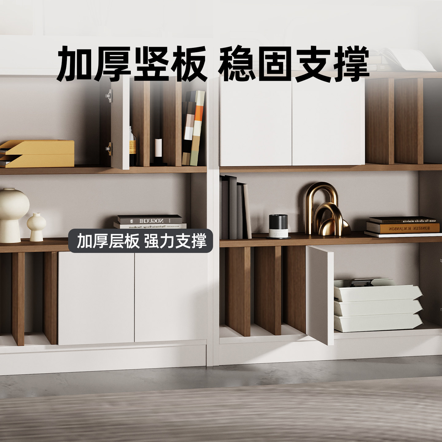 办公室隔断柜木质文件柜储物柜屏风装饰花槽柜置物架工位遮挡边柜,淘宝优惠券,粉丝福利购,淘宝优惠卷