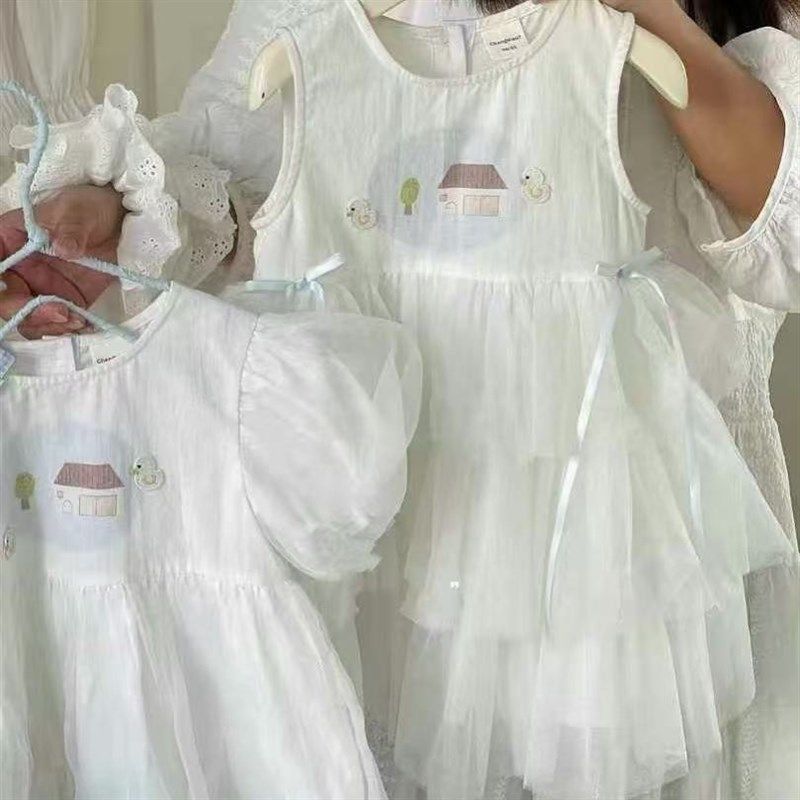 女童连衣裙夏装2025新款洋气儿童无袖夏季宝宝公主裙子生日礼服,淘宝优惠券,粉丝福利购,淘宝优惠卷