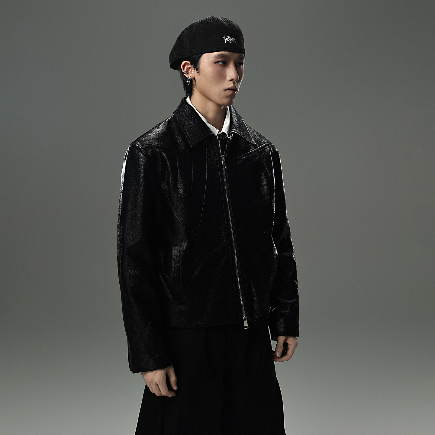 GALAXOR银河预报 美式座山雕皮衣短宽外套pu皮痞帅夹克上衣男女,淘宝优惠券,粉丝福利购,淘宝优惠卷