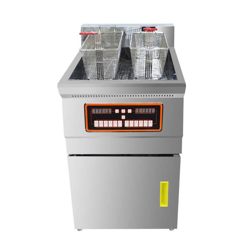 电炸炉商用设备定时汉堡店油炸机电脑版双槽炸鸡排机,淘宝优惠券,粉丝福利购,淘宝优惠卷