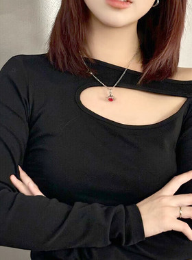 【新品】西太后项链女 OBR系列 经典红球飞碟项链