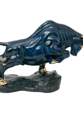 铜牛摆件 牛年的吉祥物扭转乾坤 生肖牛办公桌装饰品乔迁开业礼品