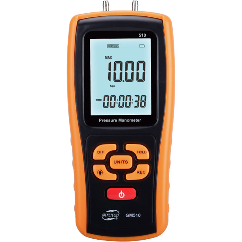 标智GM510数字压力计手持式微压计差压计压差计压差表微压差计 - 图3