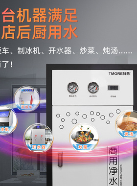 商务用纯水反渗透净水饮水设备大型过直立柜式