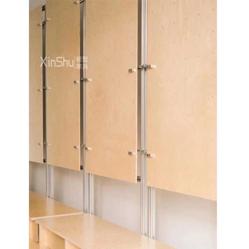 Wall-mounted marine board storage rack decorative background board profile hole board display display rack commercial jewelry tool table