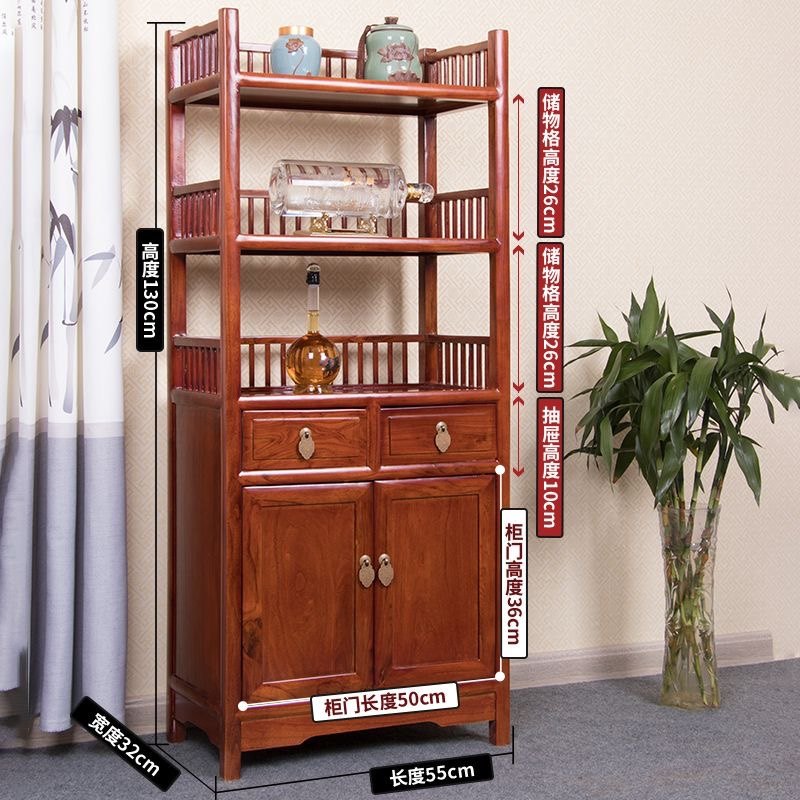 实木书架中式简约书柜家用展示柜置物架餐柜茶叶柜茶水柜收纳柜,淘宝优惠券,粉丝福利购,淘宝优惠卷
