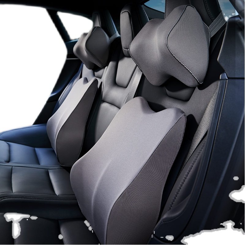 8H记忆棉4D车用头枕腰靠套装汽车腰垫车载透气颈枕护腰枕K9,淘宝优惠券,粉丝福利购,淘宝优惠卷