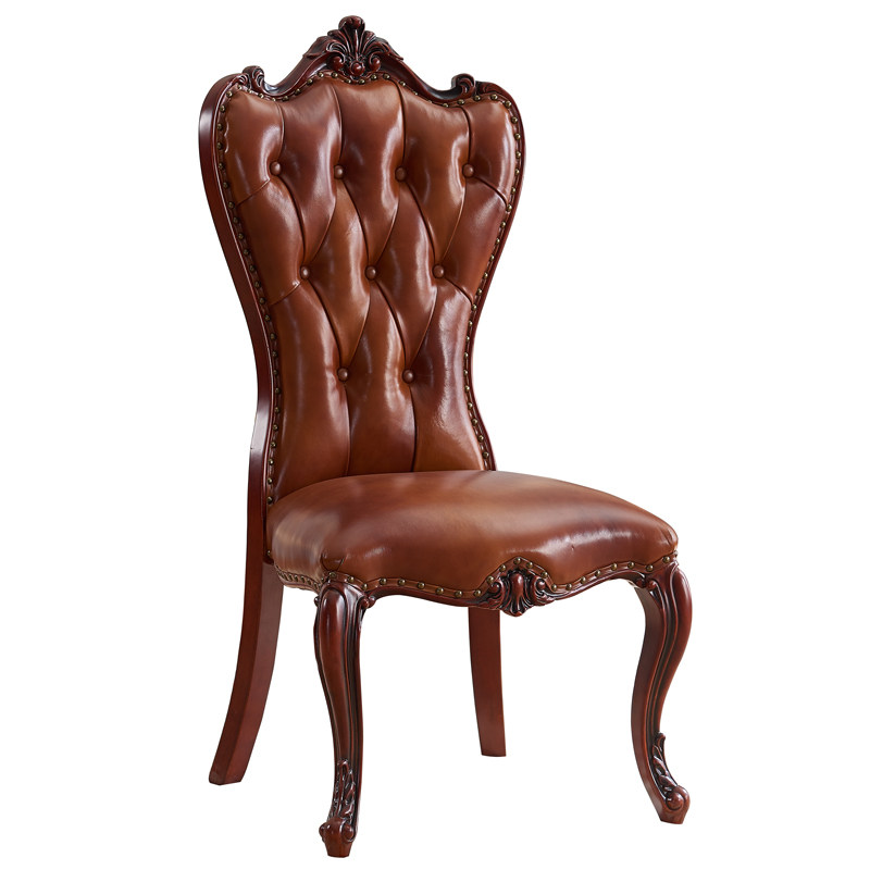 美式乡村做旧实木椅子欧式复古靠背酒店软包餐椅洽谈单人书房家用,淘宝优惠券,粉丝福利购,淘宝优惠卷