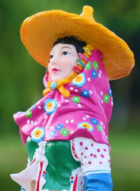 惠安女客厅摆件家居饰品办公室摆设工艺品创意新年礼物送男女朋友