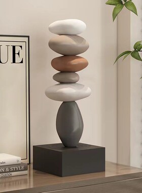 时来运转客厅电视柜落地摆件书房办公室桌面摆件抽象装饰乔迁礼物