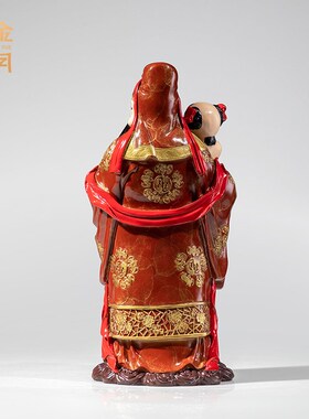 《福星公》铜金岁月黄铜摆件工艺品铜器家居客厅玄关装饰乔迁礼品